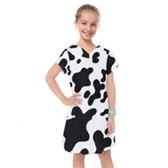 Cow Pattern Kids  Drop Waist Dress by Wegoenart