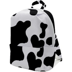 Cow Pattern Zip Up Backpack by Wegoenart