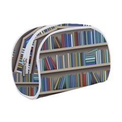 Bookshelf Make Up Case (small) by Wegoenart