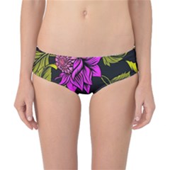 Botany Floral Flower Plant Petals Classic Bikini Bottoms by Wegoenart