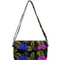 Botany Floral Flower Plant Petals Removable Strap Clutch Bag View1