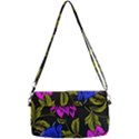 Botany Floral Flower Plant Petals Removable Strap Clutch Bag View2