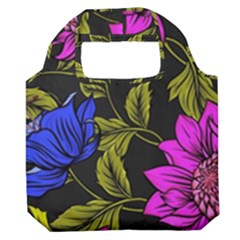 Botany Floral Flower Plant Petals Premium Foldable Grocery Recycle Bag