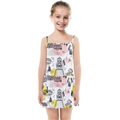 The Park  Pattern Design Kids  Summer Sun Dress by Wegoenart