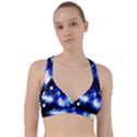 Tardis Background Space Sweetheart Sports Bra View1