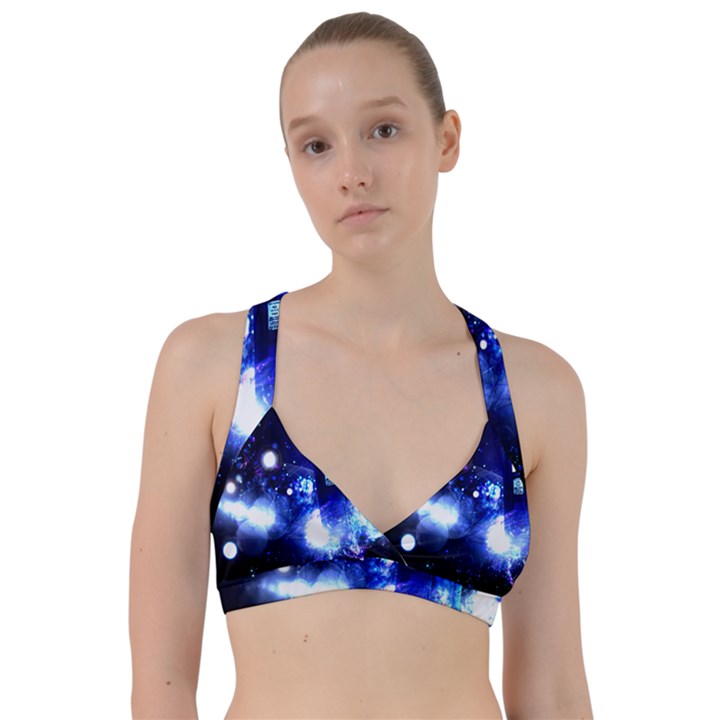 Tardis Background Space Sweetheart Sports Bra