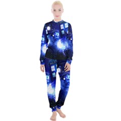 Tardis Background Space Women s Lounge Set