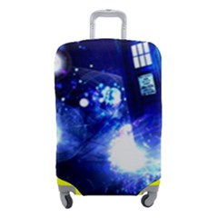 Tardis Background Space Luggage Cover (small) by Jancukart