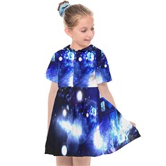 Tardis Background Space Kids  Sailor Dress by Jancukart