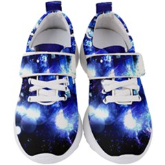 Tardis Background Space Kids  Velcro Strap Shoes