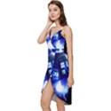 Tardis Background Space Wrap Frill Dress View2