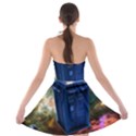 The Police Box Tardis Time Travel Device Used Doctor Who Strapless Bra Top Dress View2