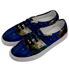 The Police Box Tardis Time Travel Device Used Doctor Who Men s Classic Low Top Sneakers by Jancukart