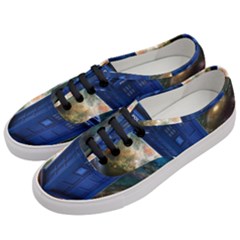 The Police Box Tardis Time Travel Device Used Doctor Who Women s Classic Low Top Sneakers by Jancukart