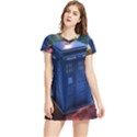 The Police Box Tardis Time Travel Device Used Doctor Who Women s Sports Skirt View1