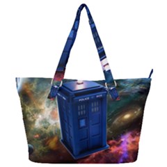 The Police Box Tardis Time Travel Device Used Doctor Who Full Print Shoulder Bag