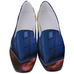 The Police Box Tardis Time Travel Device Used Doctor Who Women s Classic Loafer Heels by Jancukart