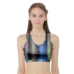 Vintage Collection Book Sports Bra With Border