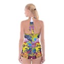 Psychedelic Rock Jimi Hendrix Boyleg Halter Swimsuit  View2