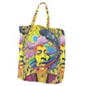 Psychedelic Rock Jimi Hendrix Giant Grocery Tote View1