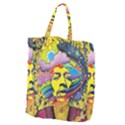 Psychedelic Rock Jimi Hendrix Giant Grocery Tote View2