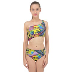 Psychedelic Rock Jimi Hendrix Spliced Up Two Piece Swimsuit