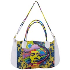 Psychedelic Rock Jimi Hendrix Removal Strap Handbag