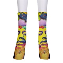 Psychedelic Rock Jimi Hendrix Crew Socks