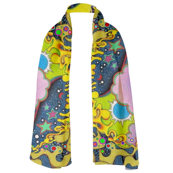 Psychedelic Rock Jimi Hendrix Lightweight Scarf 