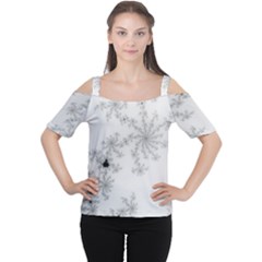 Mandelbrot Apple Males Mathematics Cutout Shoulder Tee