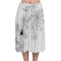 Mandelbrot Apple Males Mathematics Velvet Flared Midi Skirt View1