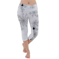 Mandelbrot Apple Males Mathematics Lightweight Velour Capri Yoga Leggings