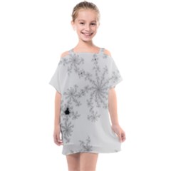 Mandelbrot Apple Males Mathematics Kids  One Piece Chiffon Dress