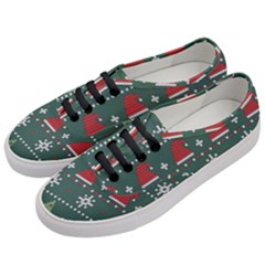 Beautiful Knitted Christmas Xmas Pattern Women s Classic Low Top Sneakers by Jancukart