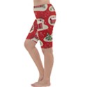 Christmas New Year Seamless Pattern Cropped Leggings  View2