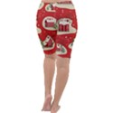 Christmas New Year Seamless Pattern Cropped Leggings  View4