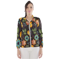 Christmas Seamless Pattern Women s Windbreaker