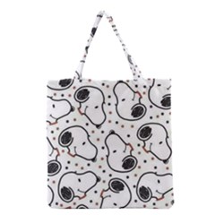 Dog Pattern Grocery Tote Bag