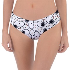 Dog Pattern Reversible Classic Bikini Bottoms