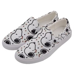 Dog Pattern Men s Canvas Slip Ons