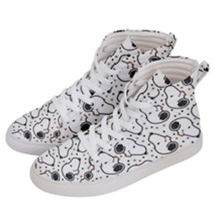 Dog Pattern Men s Hi-top Skate Sneakers by Jancukart