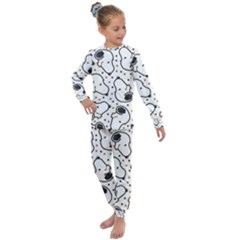 Dog Pattern Kids  Long Sleeve Set  by Jancukart