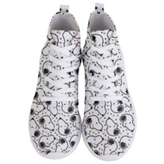 Dog Pattern Men s Lightweight High Top Sneakers