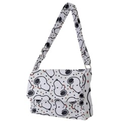 Dog Pattern Full Print Messenger Bag (s)