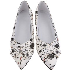 Dog Pattern Women s Bow Heels