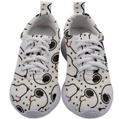 Dog Pattern Kids Athletic Shoes by Jancukart