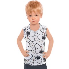 Dog Pattern Kids  Sport Tank Top