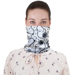 Dog Pattern Face Covering Bandana (adult)