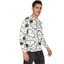 Dog Pattern Men s Fleece Sweatshirt View3