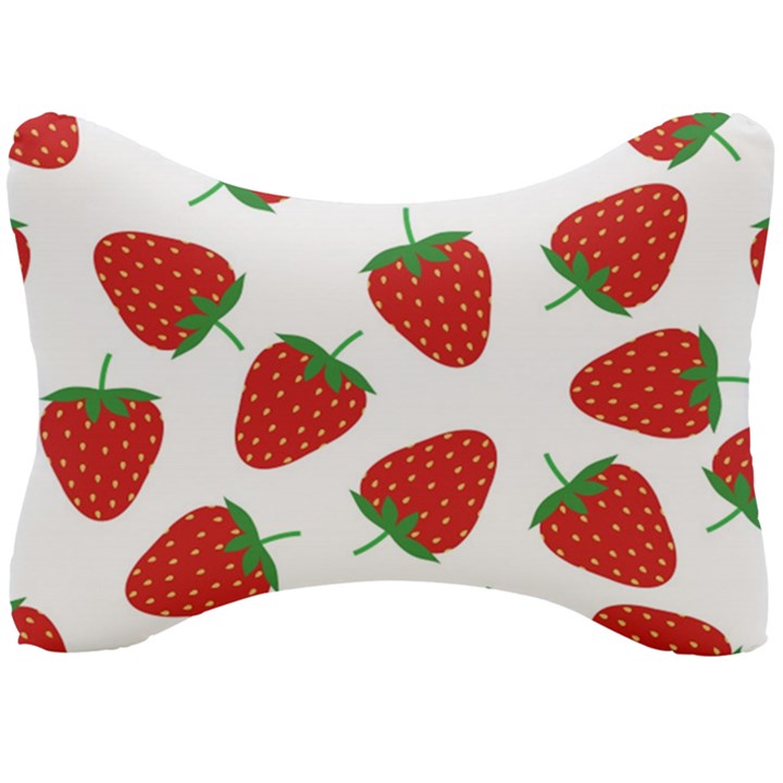 Seamless-pattern-fresh-strawberry Seat Head Rest Cushion